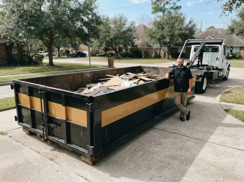Construction and Demolition Dumpster in Houston, TX